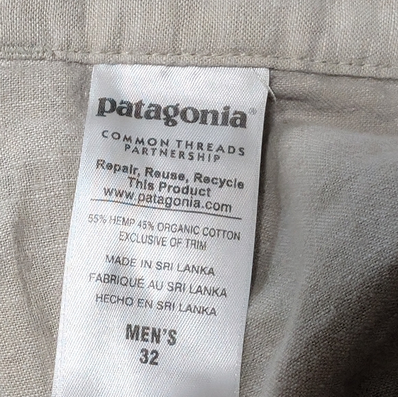 Men's Patagonia linen shorts 32 - Picture 3 of 5